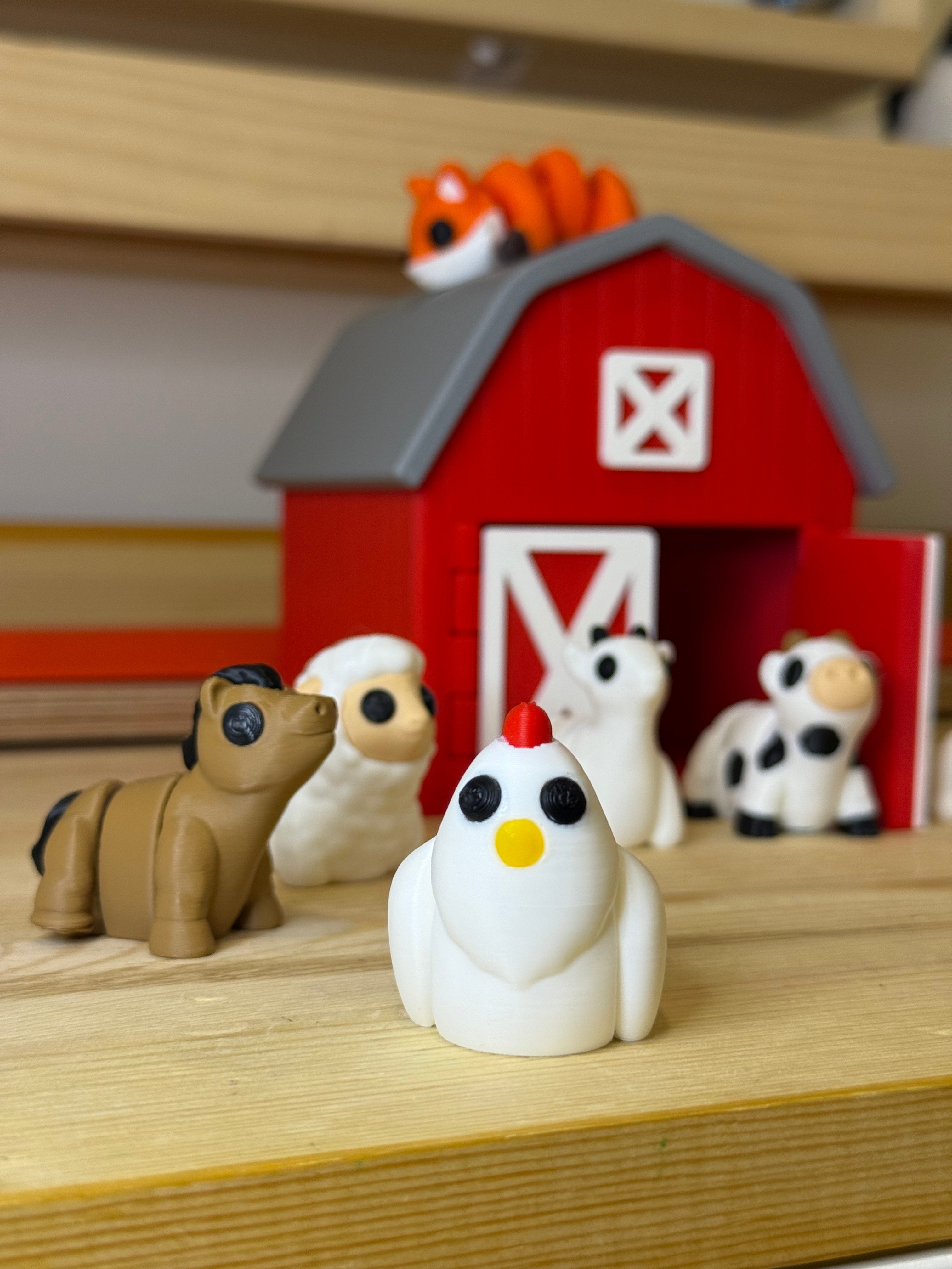 Barn Playset – 8 Mini Toys
